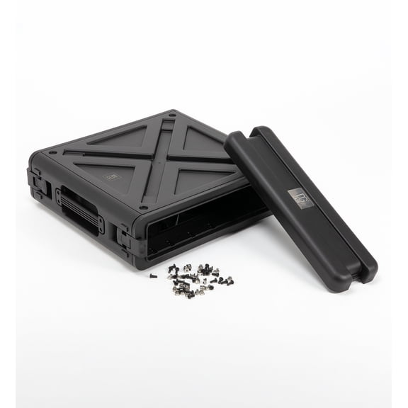 19" Rack case 2Unit Pro Series Protector Molded Rack case | 19" Rackable Depth DGCASE@RACK 2U