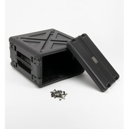 19" Rack case 6Unit Pro Series Protector Molded Rack case | 19" Rackable Depth DGCASE@RACK 6U