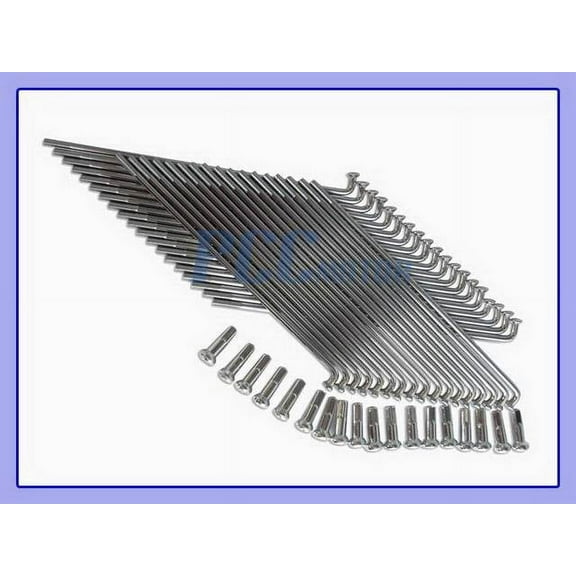 19" Rear Wheel Spokes Nipples Set For Honda CR CRF 250 2002-2012 CRF250 CRF450 WS05