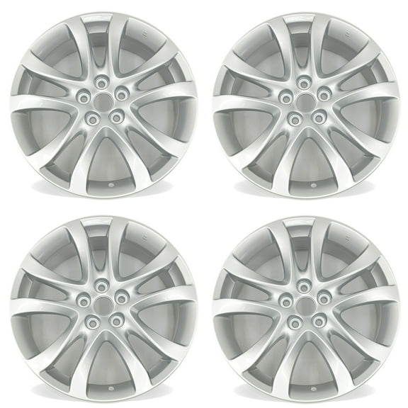19" SET OF 4 19x7.5 Alloy Wheels for Mazda 6 2014-2017 Silver OEM Design Replacement Rim