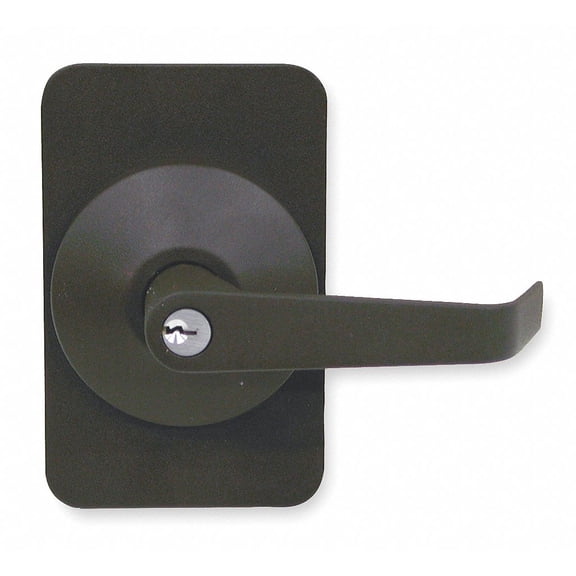 19 Series Key in Lever Trim, Keyed Different, Dark Bronze Painted