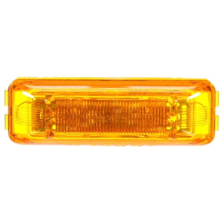 19 Series, LED, Yellow Rectangular, 4 Diode, Marker Clearance Light, PC2, Fit 'N Forget M/C, 12V