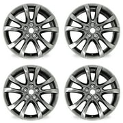 19" Set of 4 New 19x7.5" Automotive Rim Wheels for Mazda 6 2014 - 2017 Dark Hyper Silver OEM Design Replacement