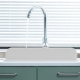 thumbnail image 1 of 19" Silicone Longer Faucet Mat For Kitchen Sink Splash Guard,Guard Water Splashes Prevention Backsplash Dish Washing Baffle Board For Kitchen,Silicone Splash Guard For Kitchen Sink, 1 of 7