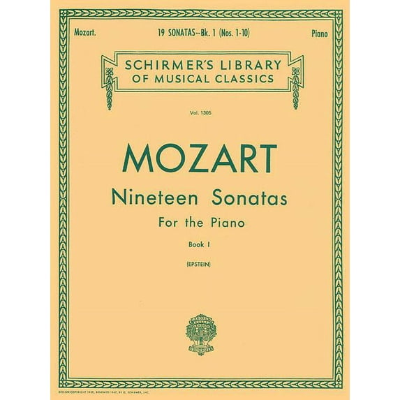 19 Sonatas - Book 1: English/Spanish Schirmer Library of Classics Volume 1305 Piano Solo, (Paperback)