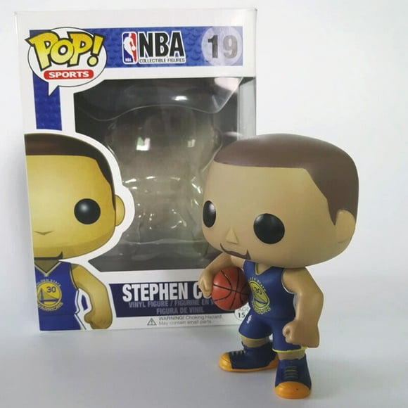#19 Stephen Curry Vinyl Figures Pop! Multicolor Model Toys - w/Box & Protector