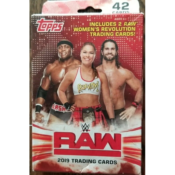 19 Topps Wwe Raw Hanger Box
