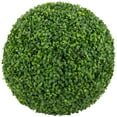 thumbnail image 1 of Northlight 19" Two Tone Green Artificial Boxwood Topiary Ball, 1 of 5