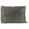 thumbnail image 1 of 19" Walnut Brown Plush Furry Rectangular Throw Pillow, 1 of 1