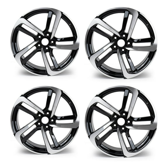 19" Wheel Rim 19x8.5-inch 5-Lug Black, for 2018-2022 HONDA ACCORD, 4 Count, Alloy Replacement Rim