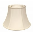 thumbnail image 1 of 19" White Drum Monay Shantung Lampshade, 1 of 5