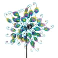 thumbnail image 1 of 19  Wind Spinner - Peacock - 19"x7.75"x70", 1 of 4