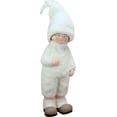 thumbnail image 1 of 19" Winter Girl in White with Tall Hat Christmas Table Top Figure, 1 of 1