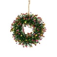 thumbnail image 1 of 19 Wreath Summer Decorative for Wall Window Door Wedding Easter Multicolor, 1 of 7