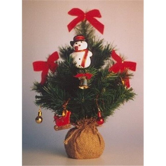 19 in. Artificial Christmas Bonsai Tree - Fraser Fir