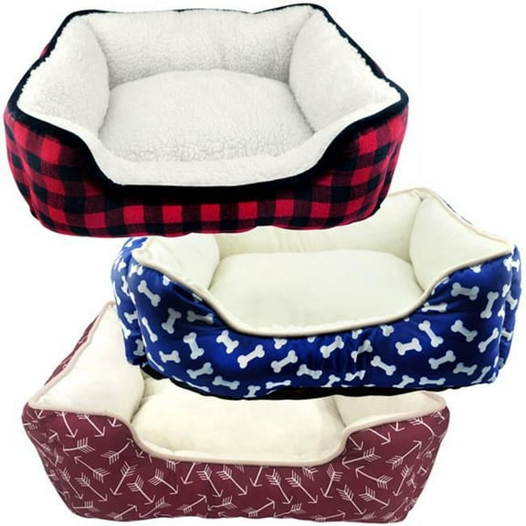 19 in. Buffalo Check Cuddler Bed