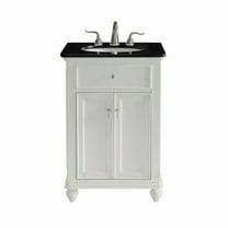 19 in. Single Bathroom Vanity in Antique White - 24 x 35 x 21 in.