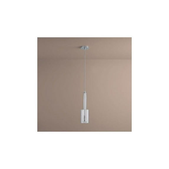 19 inch 5.1W 120V 1 Led Pendant-Polished Chrome Finish Bailey Street Home 766-Bel-2816494