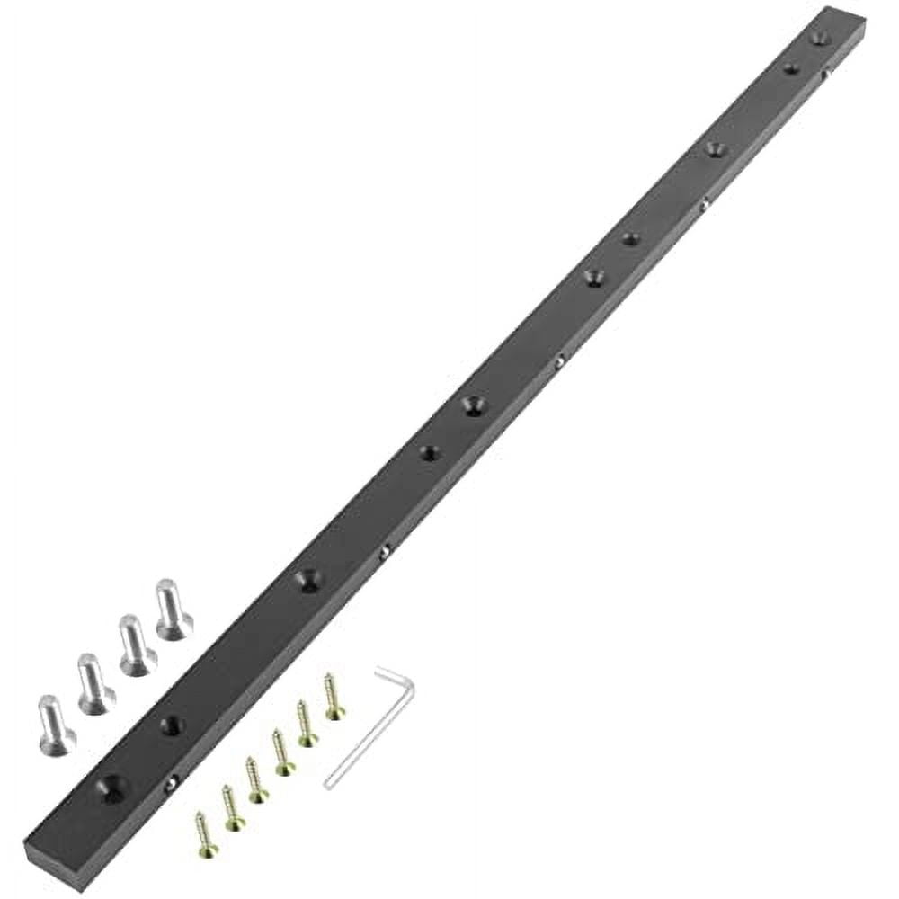 19 inch Precision Aluminum Miter Bar Rail Runner w/Adjustable Spring
