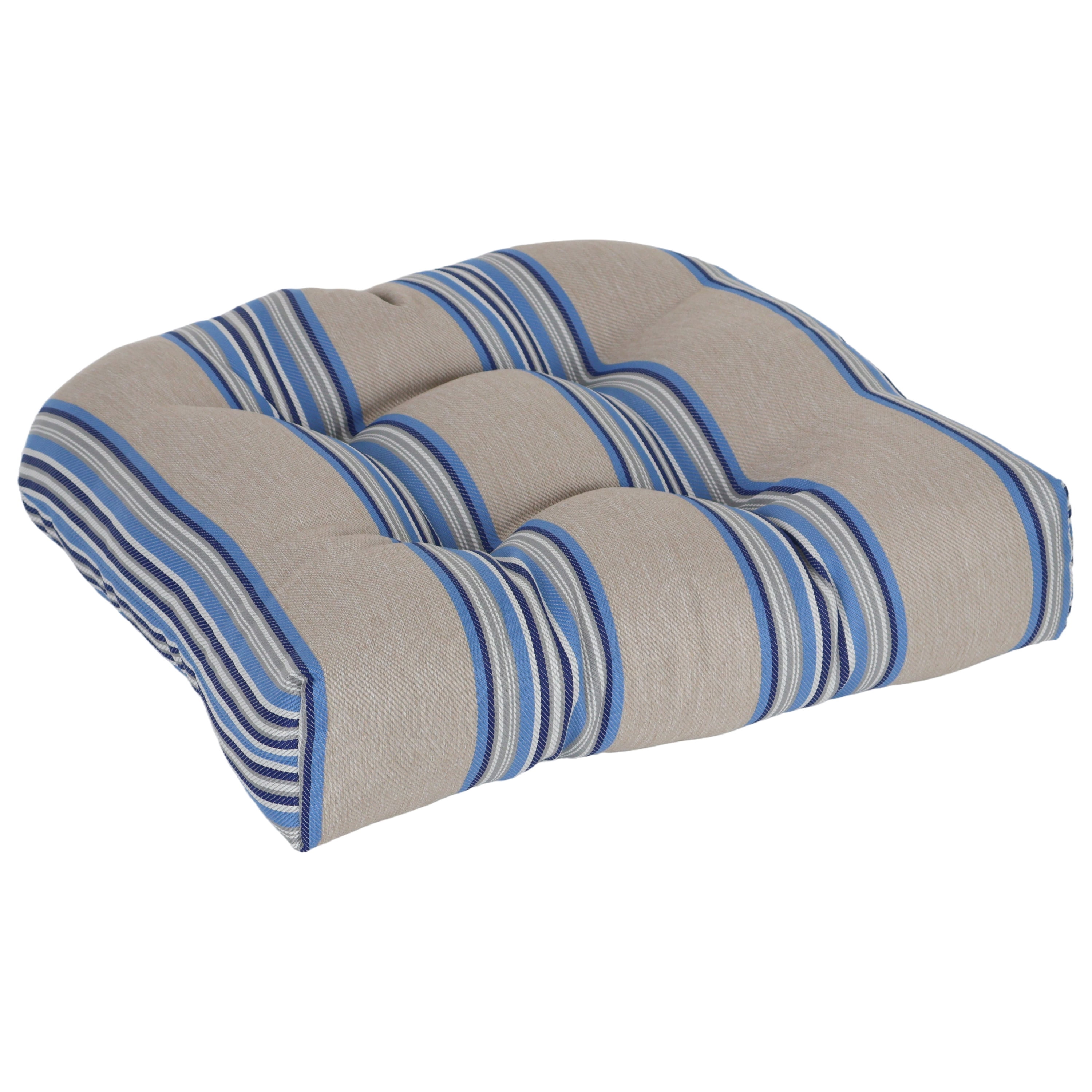 19-inch Premium Olefin Outdoor Chair Cushion - Copley Lapis