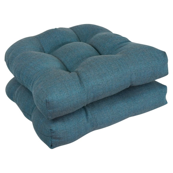 19-inch Premium Olefin Outdoor Chair Cushions (Set of 2) - Scope Ocean