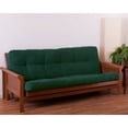 thumbnail image 1 of 19-inch Squared Spun Polyester Tufted Dining Chair Cushion (Set of Four) - Aqua Blue, 1 of 5