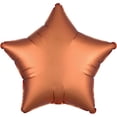 thumbnail image 1 of 19 inch Star - Satin Luxe Amber Anagram Foil Mylar Balloon - Party Supplies Decorations, 1 of 1