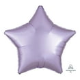 thumbnail image 1 of 19 inch Star - Satin Luxe Pastel Lilac Anagram Foil Mylar Balloon - Party Supplies Decorations, 1 of 1