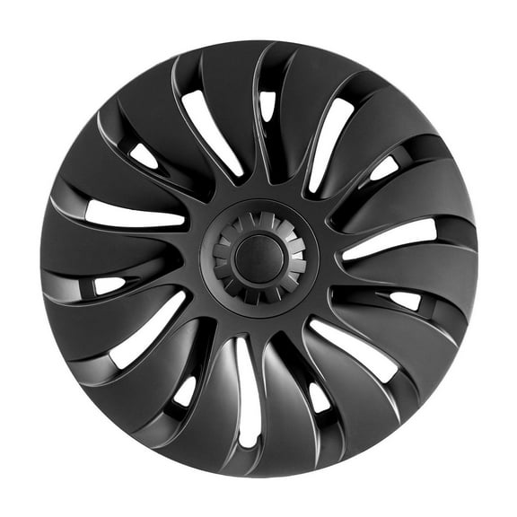 19 inch Tesla Model Y Hubcaps (2020-2024), Wheel Rim Covers - ABS+PC, Snap-On, Guard Tape, Valve Stem Access