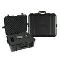 thumbnail image 1 of 19 inch Tool Box,Plastic Tool and Hardware Storage Box,Waterproof Equipment Box,Black, 1 of 7