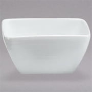 19 oz Square Porcelain Bowl, Bright White