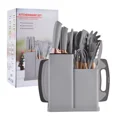thumbnail image 1 of 19 pcs Elegant Non-stick Silicone Utensil Kitchen accessories set gift set-grey, 1 of 8