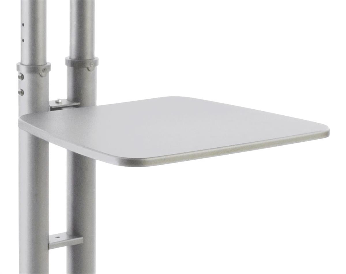 19"w Replacement Shelf for MB Series TV Stands, Silver, MDF (TVSHELFSSV)