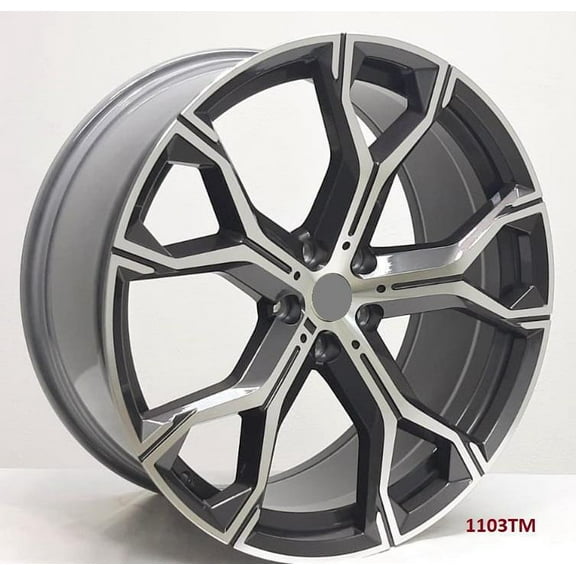 22'' wheels for BMW X7 X Drive 50i 2019 & UP (22x9.5/10.5") 5x112