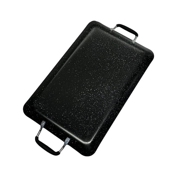 19" x 11.5" Heavy Gauge Aluminum Nonstick Double Griddle, Frying Pan Cook