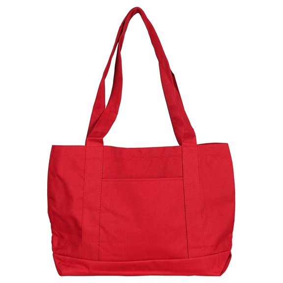 19" x 12" Heavy Duty Polyester Medium Shopping Bag (Tote) - 12 Pack