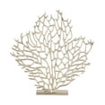 thumbnail image 1 of 19" x 21" Silver Aluminum Metal Coral Sculpture, by DecMode, 1 of 14
