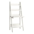 thumbnail image 1 of 19" x 25.5" x 61" White Ladder Style  Computer Desk, 1 of 4