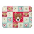 thumbnail image 1 of 19 x 27 in. Rat Terrier Love Machine Washable Memory Foam Mat, 1 of 1