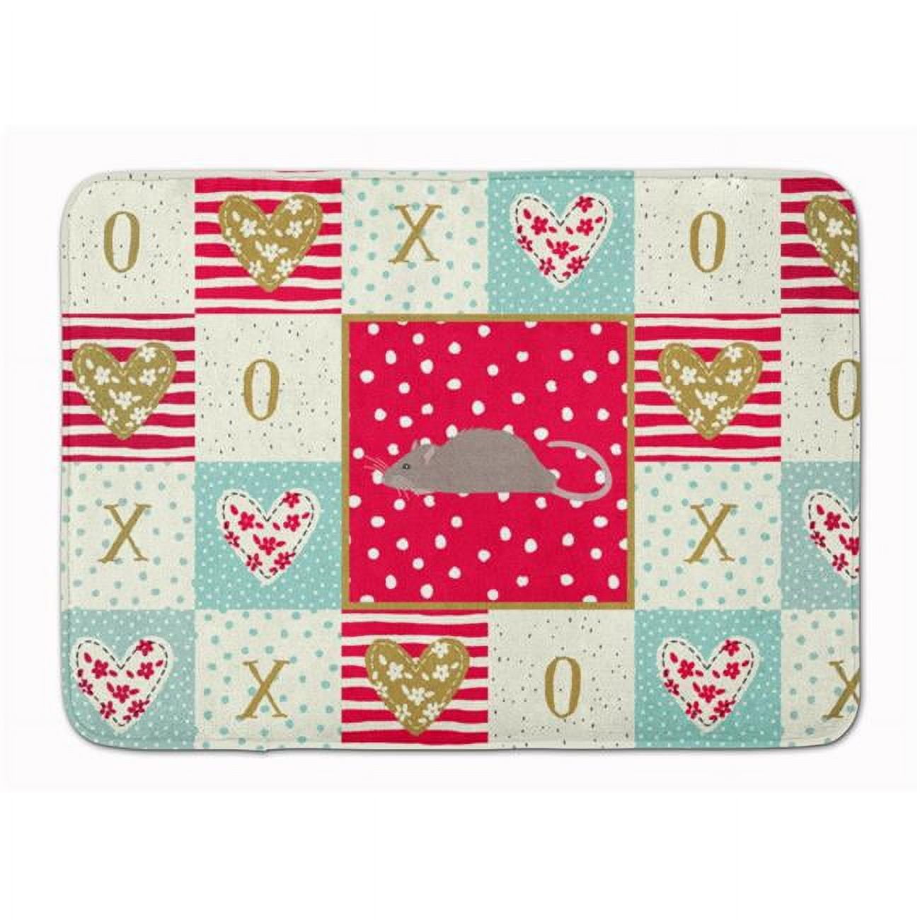 LOVE RAT（RED Ver.) Satin Rat Love Machine Washable Memory Foam Mat Red - Walmart.com