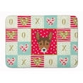 thumbnail image 1 of 19 x 27 in. Tenterfield Terrier Love Machine Washable Memory Foam Mat, 1 of 1
