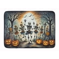thumbnail image 1 of 19 x 27 in. Unisex Dancing Skeletons Spooky Halloween Memory Foam Kitchen Mat, 1 of 1