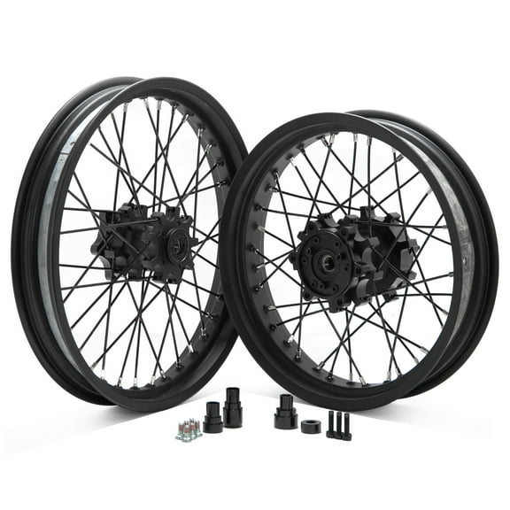 19"x2.5" Front 17"x3.5" Rear Wheels Rims Hubs Flange Set for 390 ADV Adventure