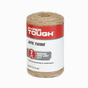 Hyper Tough 190 Jute Twine Natural, 7 lb Working Load Limit, Brown, Rope