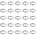 thumbnail image 1 of 190 Pcs 8mm 304 Stainless Steel Split Rings Double Loop Jump Ring Close but Unsoldered Wire 23-Gauge Jewelry Connector, 1 of 7