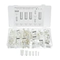 thumbnail image 1 of 190 Pcs Copper Car Wire Ferrules Crimp Kit Insulated Ferrule Connector Terminal Sleeves 1/0 2/0 2 4 5 7 AWG, 1 of 6