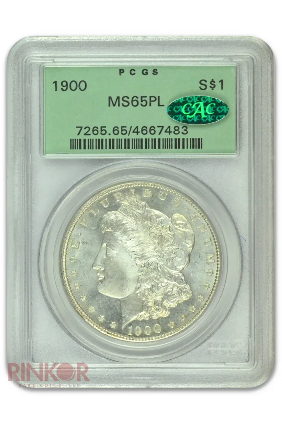 1900 $1 Morgan Dollar PCGS MS 65 PL CAC