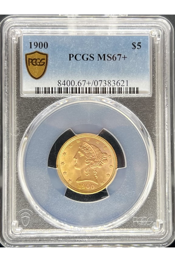 1900 $5 Liberty MS67+ PCGS (PA7383621)
