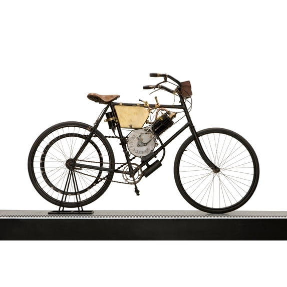 1900 De Dion Bouton-engined motorcycle Poster Print
