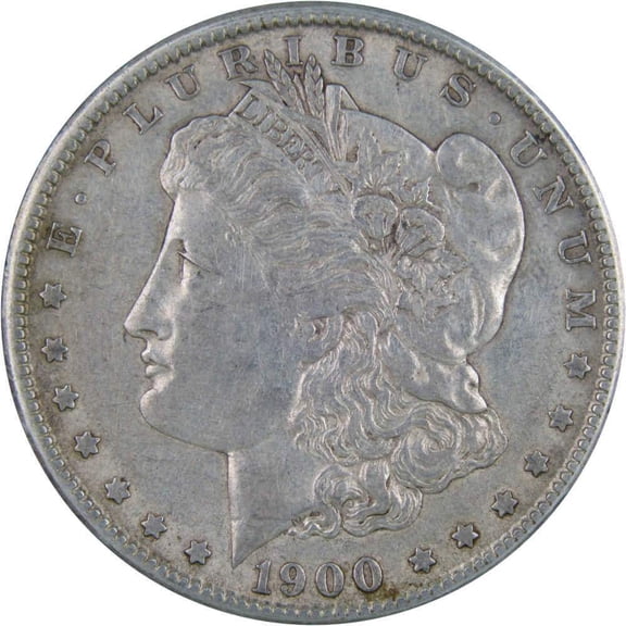 1900 Morgan Dollar VF Very Fine 90% Silver $1 US Coin Collectible